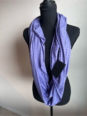 Nike Lavender Polka-Dot Infinity Scarf